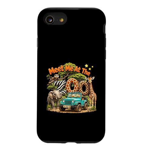 Meet Me At The Zoo Squad �T�t�@�� �쐶���� ����� ���s �X�}�z�P�[�X iPhone SE (2020) / 7 / 8 �p