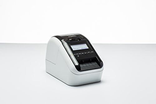 Brother QL-820NWB Label Maker, Address Labeller, Wireless, PC Connected, Network and Bluetooth, Desktop, Red and Black Printing