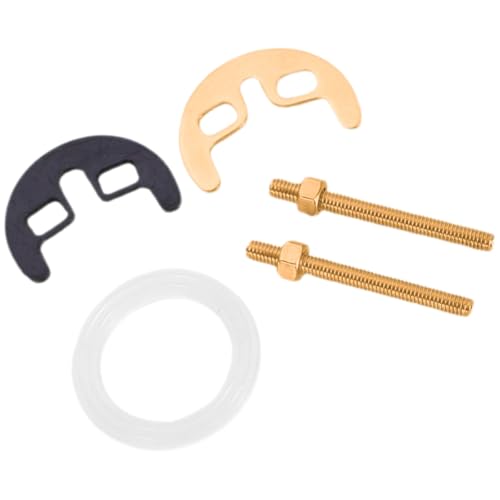 FUTUREORYY Wasserhahn Befestigungsschrauben Metallset Hitzebeständig Verschleißfest Sicherungskappen für Küchenarmatur Reparatur Montage für Waschbeckenarmaturen Sanitär Ersatzteile