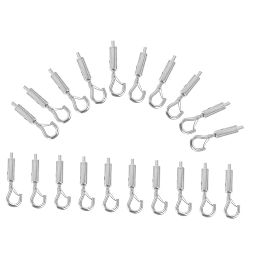 Alipis Picture Hanging Wire Kit Pcs Stainless Wire Rope Lock Turnbuckle Hook Hanger for Shade Sails