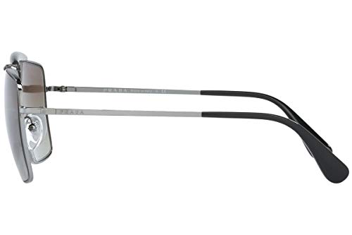 Prada PR57SS - UFT5O2 Grey/Gunmetal w/Green Gradient 58mm3