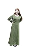 mittelalter unterkleid nähen Farbe lindgrün Burgschneider Mittelalter Unterkleid Freya - Lindgrün L