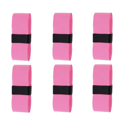 HJDJBD 6 Stück Rosa Griffband Badmintonschläger,Tennis,Badminton,Griffbänder, Tennisschläger,Grip,Tape,Selbstklebend,Anti-Rutsch,Racket,Soft,Tapes,Rutschfestes,Overgrip für Badminton,Squash Schläger HJDJBD 6 Stück Rosa Griffband Badmintonschläger,Tennis,Badminton,Griffbänder, Tennisschläger,Grip,Tape,Selbstklebend,Anti-Rutsch,Racket,Soft,Tapes,Rutschfestes,Overgrip für Badminton,Squash Schläger