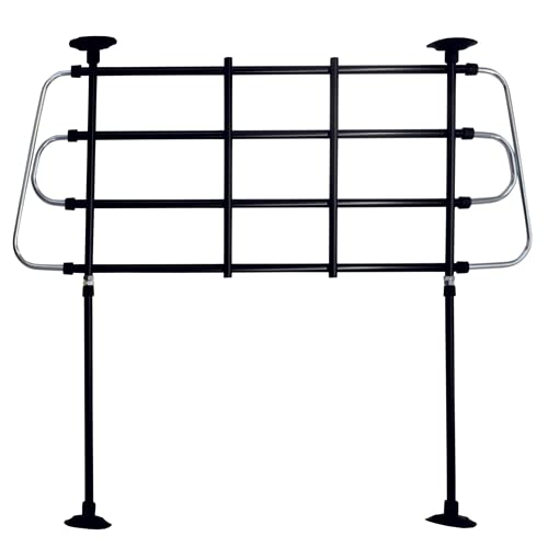 Vivol Grille pare-chien - Montage sur la banquette arrière ou le sol de la voiture - Hauteur et largeur réglables