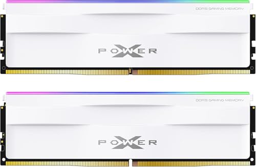 Image of Silicon Power XPOWER Zenith RGB DDR5 32GB 5200MHz PC5-41600 CL38 1.25V UDIMM Gaming Desktop Computer RAM Memory, White