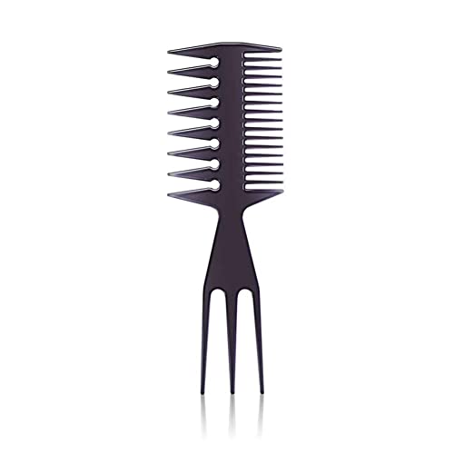 Pettine da uomo, spazzola per capelli professionale modellante & Wet Pick Barbiere Brush Tools, per doccia spazzola lunga ricciolo capelli antistatici