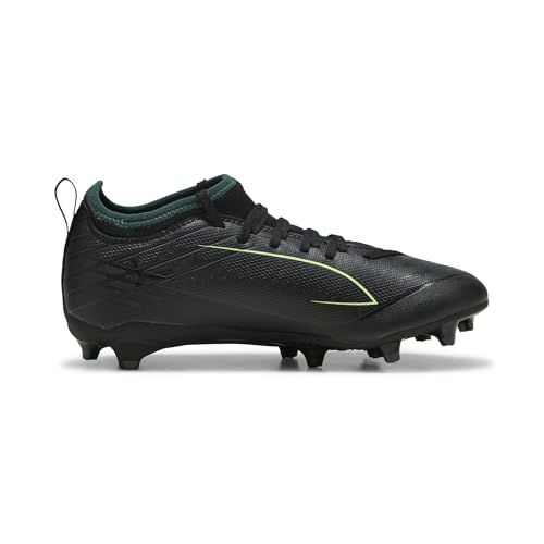 PUMA Ultra 6 Match FG/AG JR Fußballschuh, Black-Fizzy Light-Green Terrain, 44 EU, Puma Black Fizzy Light Green Terrain, 28 EU – Ansicht 5