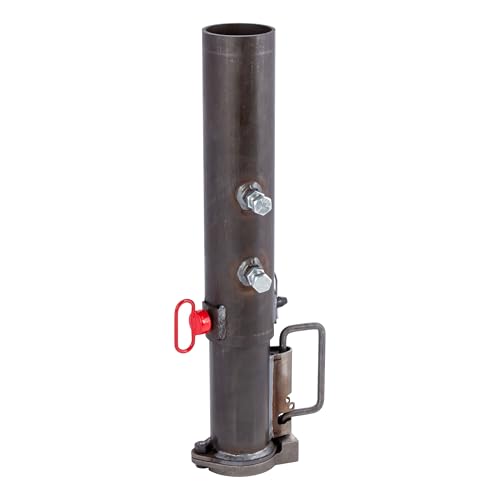 Gooseneck Coupler May Separate - 2022-2024 PJ Trailers LD, LY, LX, LS, CC, DD, TJ, & TS Trailers - Demco EZ Latch 5 CURT 25030 2-5/16' Adjustable Gooseneck Coupler, 30K