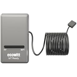 ECOWITT Wi-Fi Gateway Weather Station, with Built-in Temperature, Humidity, and Barometric Sensors, IOT Ready, Supports Ecowitt Sensors Developed, USB Power, 915 MHz