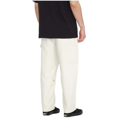 Pantalon Kraftsman Dirty White Volcom pour homme en coton blanc - 3