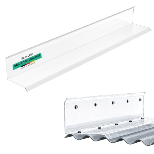 Wandanschluss seitlich Polycarbonat | Sinus 76/18 & Trapez 70/18 | 1000 mm
