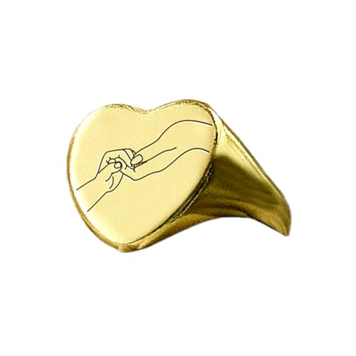 Bague cœur de confiance en argent 925, le bijou cadeau vintage idéal