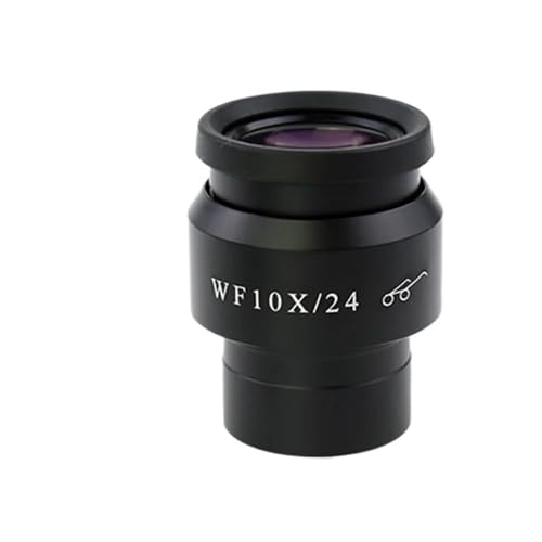 顕微鏡観察 1PCS WF10X/24MM顕微鏡接眼レンズ高ポイント広視野双眼鏡実体顕微鏡レンズアクセサリー視度調節可能