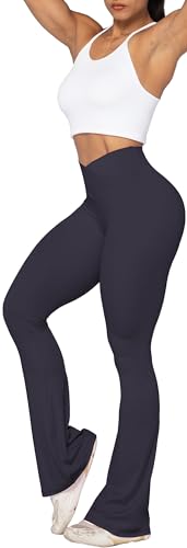 Legging évasé graphite Sunzel gainant taille haute croisée S