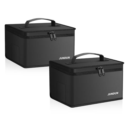 2 Stück Feuerfeste Batterie aufbewahrungsbox 5200 explosionsgeschützte Lipo Safe Bag mit wasserdichtem doppelreißverschluss feuerfeste box für akkus zum laden und aufbewahren