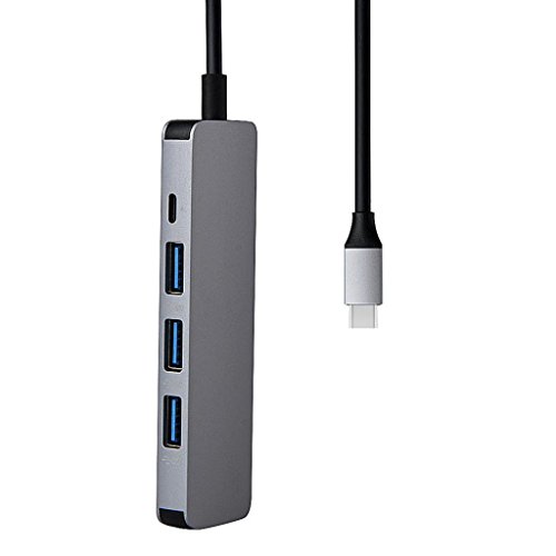 gazechimp Cabo Adaptador HUB De Porta USB 3.0 De Tipo C A 4 Conecte Ao Mouse/Teclado/Telefone