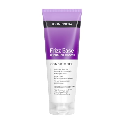John Frieda Frizz Ease Unendlich Smooth Conditioner - Inhalt: 250 ml - Haartyp: mitteldick bis dick - Geeignet fĂĽr farbbehandeltes Haar