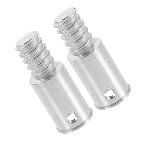 IWOWHERO Replacement Threaded Headgear for Broom Handles 25mm Extension Pole Accessories Aluminum Alloy Construction