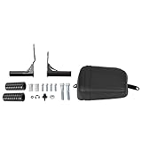 KUAFU Passenger Crash Bar & Cushion Seat Compatible with 2018-2023 Harley Softail FXST Street Bob FXBB Rear Pillion Pad & Foot Pegs Bar Frame Slider Black