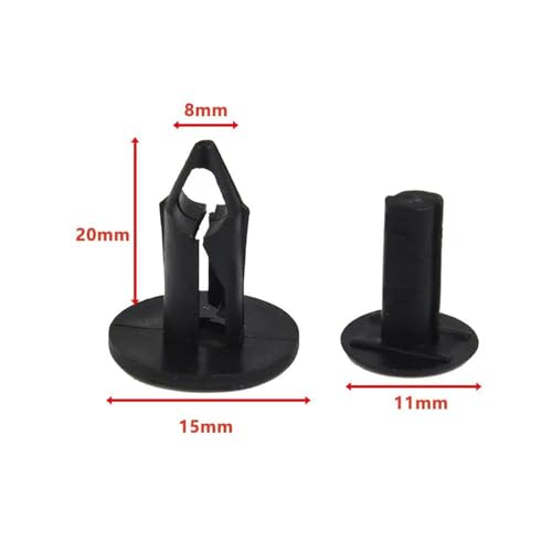 Faldón lateral universal con remaches de plástico de alta presión para pasos laterales de coche 2