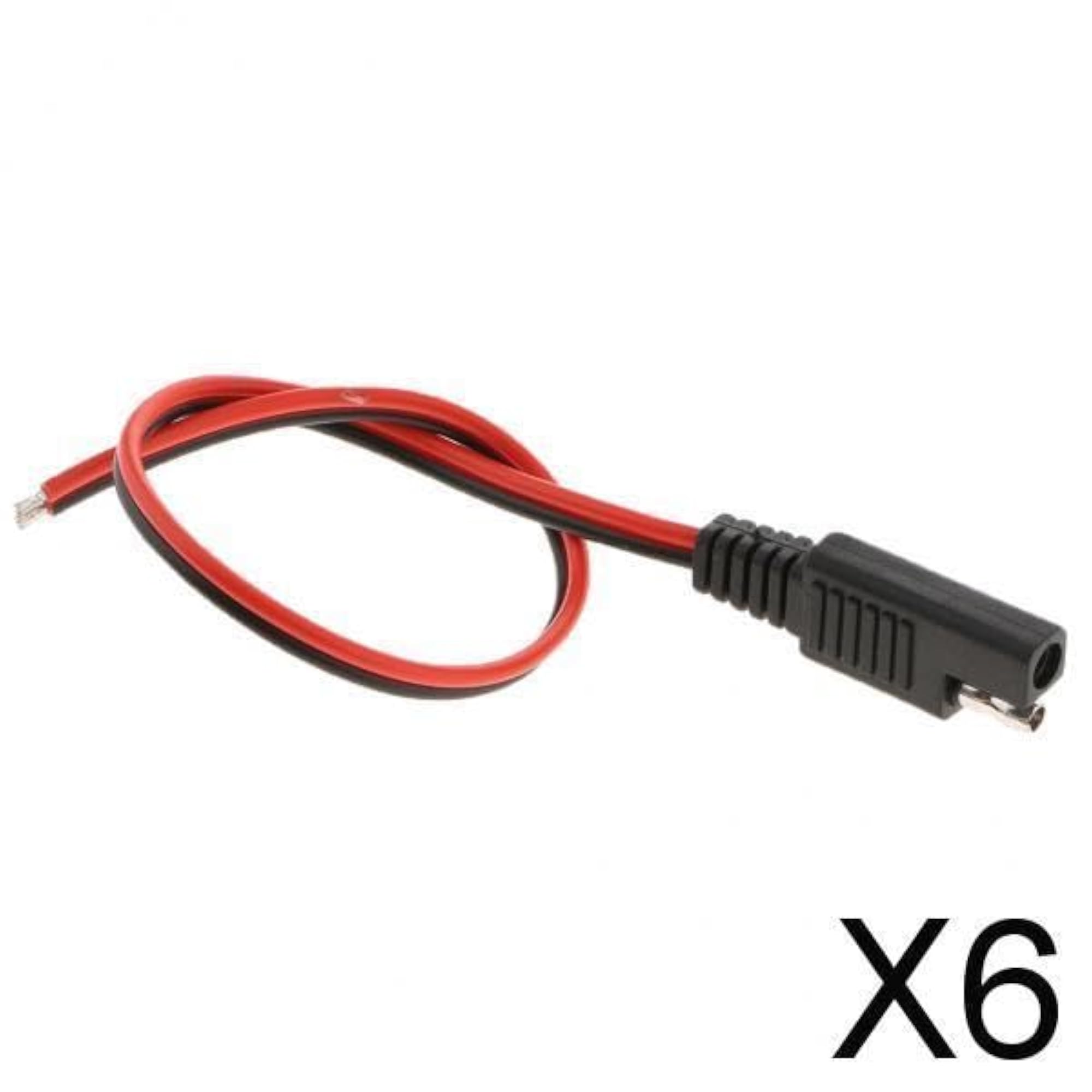 6x18AWG 10A Solar SAE Plug Harness DIY Extension Cable