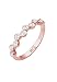 Produktbild Elli PREMIUM Ring Damen Bezelring Kreis mit Zirkonia Steinen Kristalle in 925 Sterling Silber