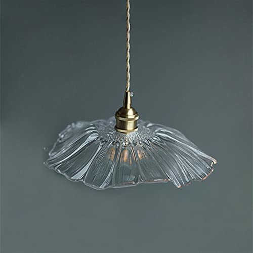 Lámpara de araña de cristal LED E27 decorativa forma flor 2
