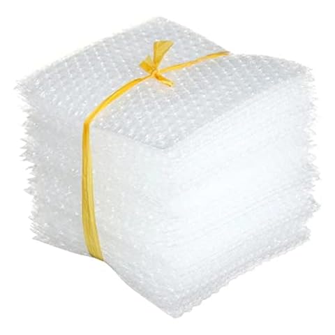 Bonlting 100 Pcs Bubble Pouches 6x8inch, Clear Thickening Foam Wrap Bags Double Walled Cushioning Bags Bubble Cushion Pouches for Cushioning, Packing, Shipping, Moving and Storage Cover