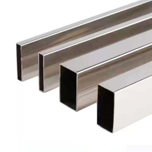 RAMBEX 1pcs 500mm 304 Stainless Steel Square Tube, 10x15 Mm 10x20mm 10x30 15x30 20x30 20x40mm Thick 1.5mm Small Caliber Rectangular Tube(20x30x1.5mm)