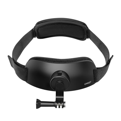 Image of ULANZI CM027 Camera Head Strap Mount Support Vertical Shots for GoPro Hero 13 12 11 10 9 8 7 6 5 4 Session 3+ 3 2 1 Max, DJI Osmo Action, Insta360, Action Cameras Head Mounted
