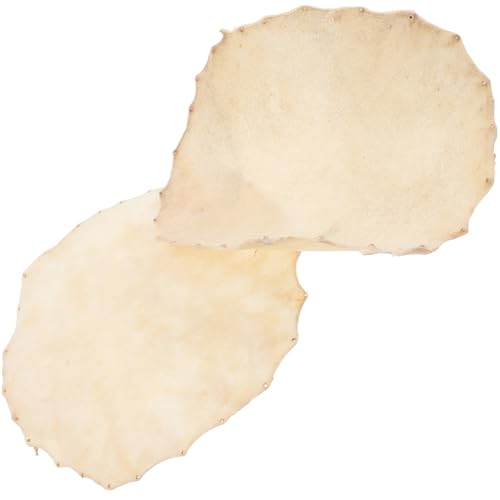 GOOHOCHY 2pcs Durable Drum Multi Functional Leather Drum Heads for Conga Enhance Sound Quality Easy to Use and Clean Suitable for Drummers and Percussionists