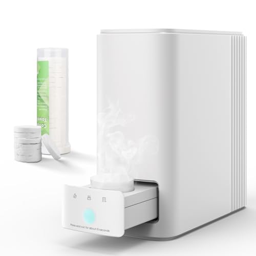 CRILEAL Hot Towel Dispenser & Face Hot Towel Warmers for Bathroom 55C (131F) Smart Machine Instant 5s Heating Pop-Out Drawer with 20 Disposable Face Drying Towels for Skin Care