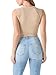 Guess Womens Eco Millie Seamless Lace Sweater Top, Foamy Taupe, Large