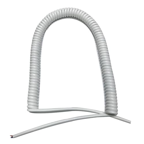 Cable de alimentación en espiral para lámparas móviles y talleres de bricolaje