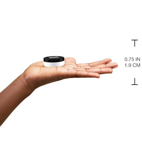 Sacha BUTTERCUP No Color Mini Setting Powder. No Ashy Flashback. Blurs Fine Lines and Pores. Loose, Translucent Face Powder to Set Makeup Foundation or Concealer. For All Skin Tones, 0.35 oz.