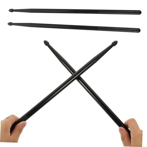 3 pares de baquetas de nylon negras para percusión miniatura 1