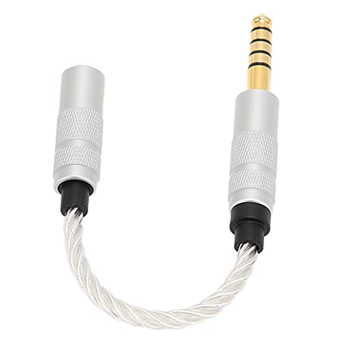 Adaptador de audio 4.4mm macho a 3.5mm hembra transparente miniatura 6
