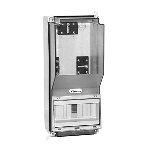 Zählergehäuse OZP-1 IP65 38.03 Zählerbrett Zählertafel für 1Phasige Zähler geeignet 8758