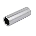 Aexit 1/2-inch Square Hand Operated Tools Drive 3/4-inch Hex 6 Point Impact Socket Adapter Model:57as487qo720