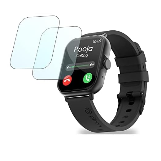 DVTECH® (Pack of 02 Best Fit Smartwatch Screen Protector for PTron Force X12N (Not a Tempered glass)