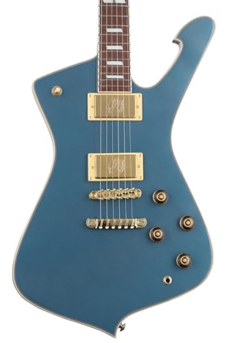 Ibanez Iceman IC420 Electric Guitar - Antique Blue Metallic