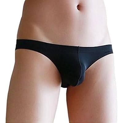 Men's Breathable Seamless Low Rise Pouch Bikini Briefs Sexy Underwear