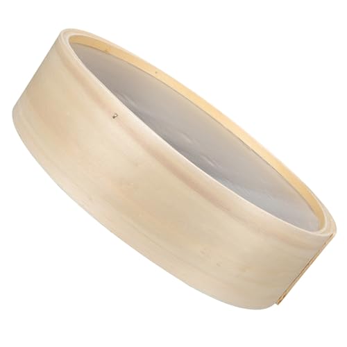 POPETPOP Tamis à Farine Manuel Bois 27 CM Diamètre Tamis Fin 60 Mesh pour Tamiser Poudre et Filtrer Lait de Soja Pâtisserie et Cuisson Maison