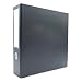 Bindertek 3-Ring 3-Inch Premium Linen Textured Binder, Dark Grey (3EFN-DG)