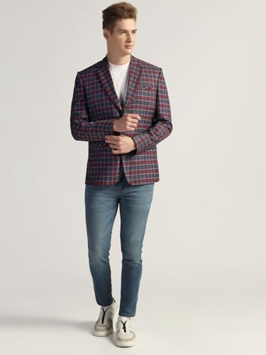 Image of TAHVO Tweed Blazer for Men - Formal & Casual Winter Wear Blazer