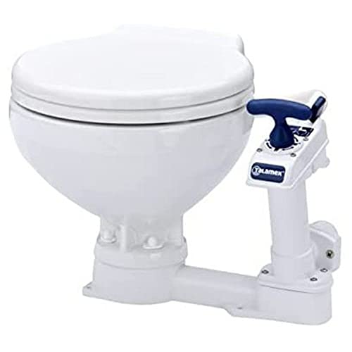 Talamex Bordtoilette/Bootstoilette mit Handpumpe Superkompakt