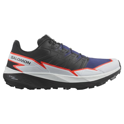 SALOMON(サロモン) THUNDERCROSS 男性用トレイルランニングシューズ メンズ L47296100 Surf.The.Web/Black/Neon.Flame