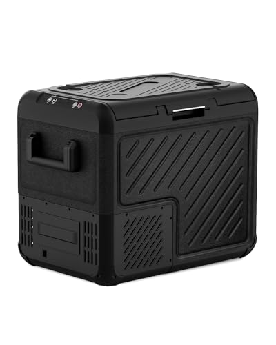 SubSun Portable Freezer 63 Quart(60L), 12 Volt Car Refrigerator with Compressor, Electric Cooler Chest Fridge(-8℉ to 68℉), DC 12/24V, AC 110-240V(Home & Car Use)