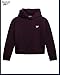 Reebok Girls Sweatsuit Set - 2 Piece Soft Long Sleeve Hoodie Sweatshirt and Sweatpants for Girls - Athletic Sweatsuit, Size 7, Plum