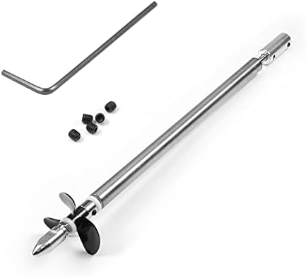 Fielect Drive Shaft With Propeller and Universal Joint for RC Boat, L200mm, L150mm Sleeve, D36mm Propeller, Fit for 2mm Motor